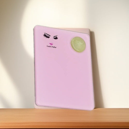 Акриловая палетка для ресниц с нефритовым камнем