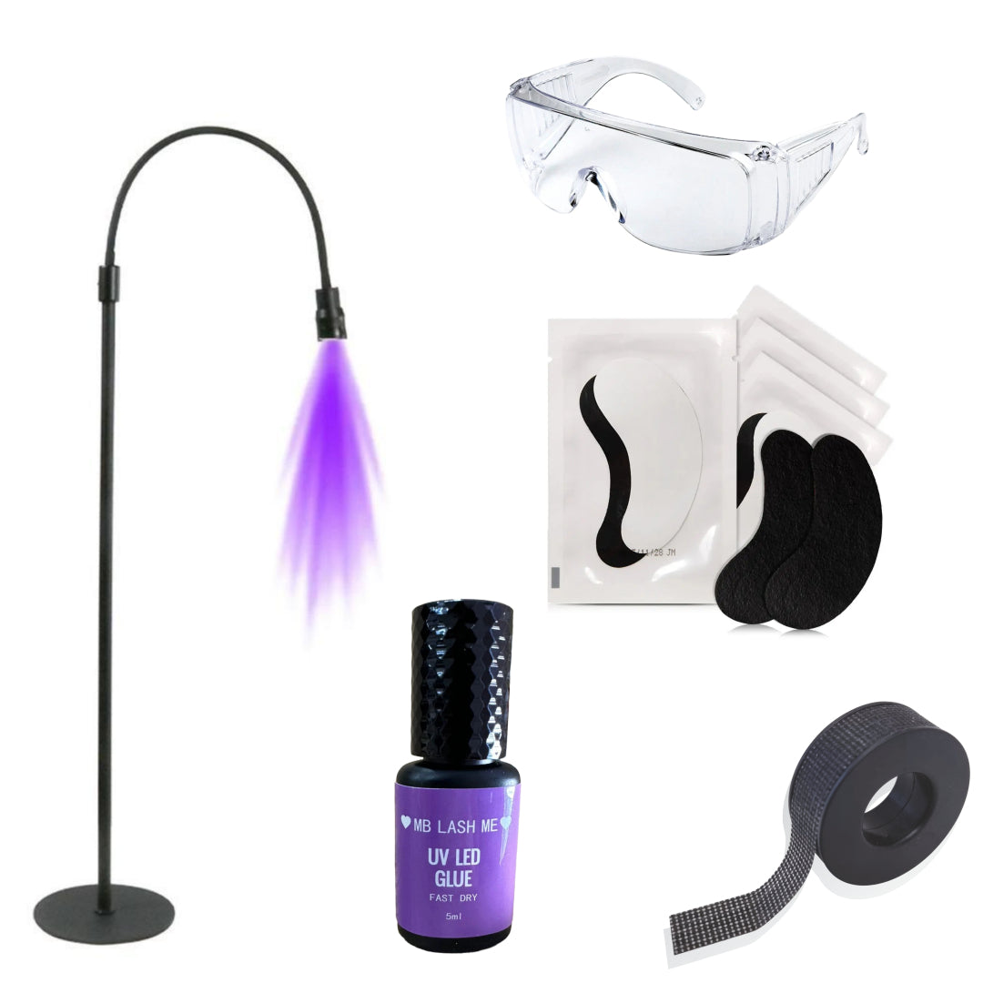 Cyprus UV LED Lash Extension Kit - Quick Curing, Long-Lasting Bond | MB ...