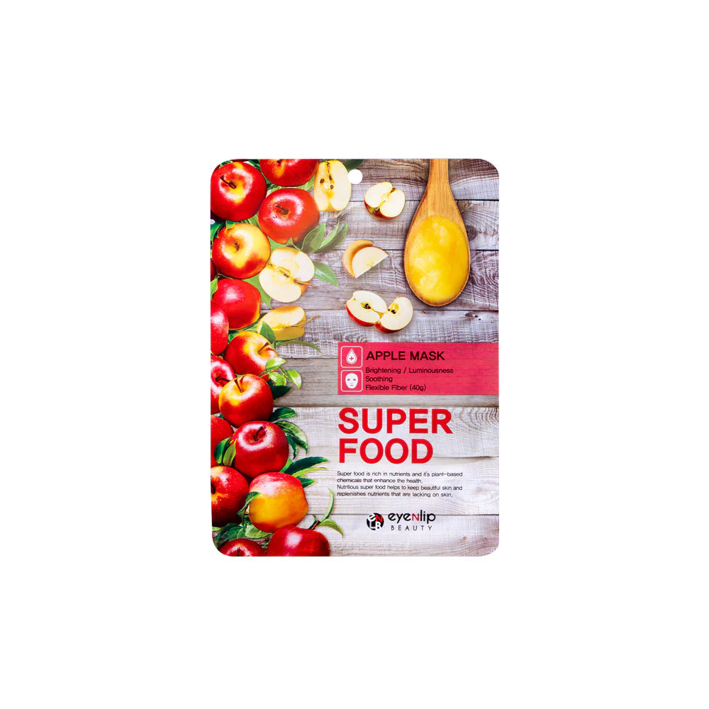 Eyenlip Super Food Mask – Korean Sheet Mask Collection (Avocado, Blueberry, Pomegranate, Apple) 23ml
