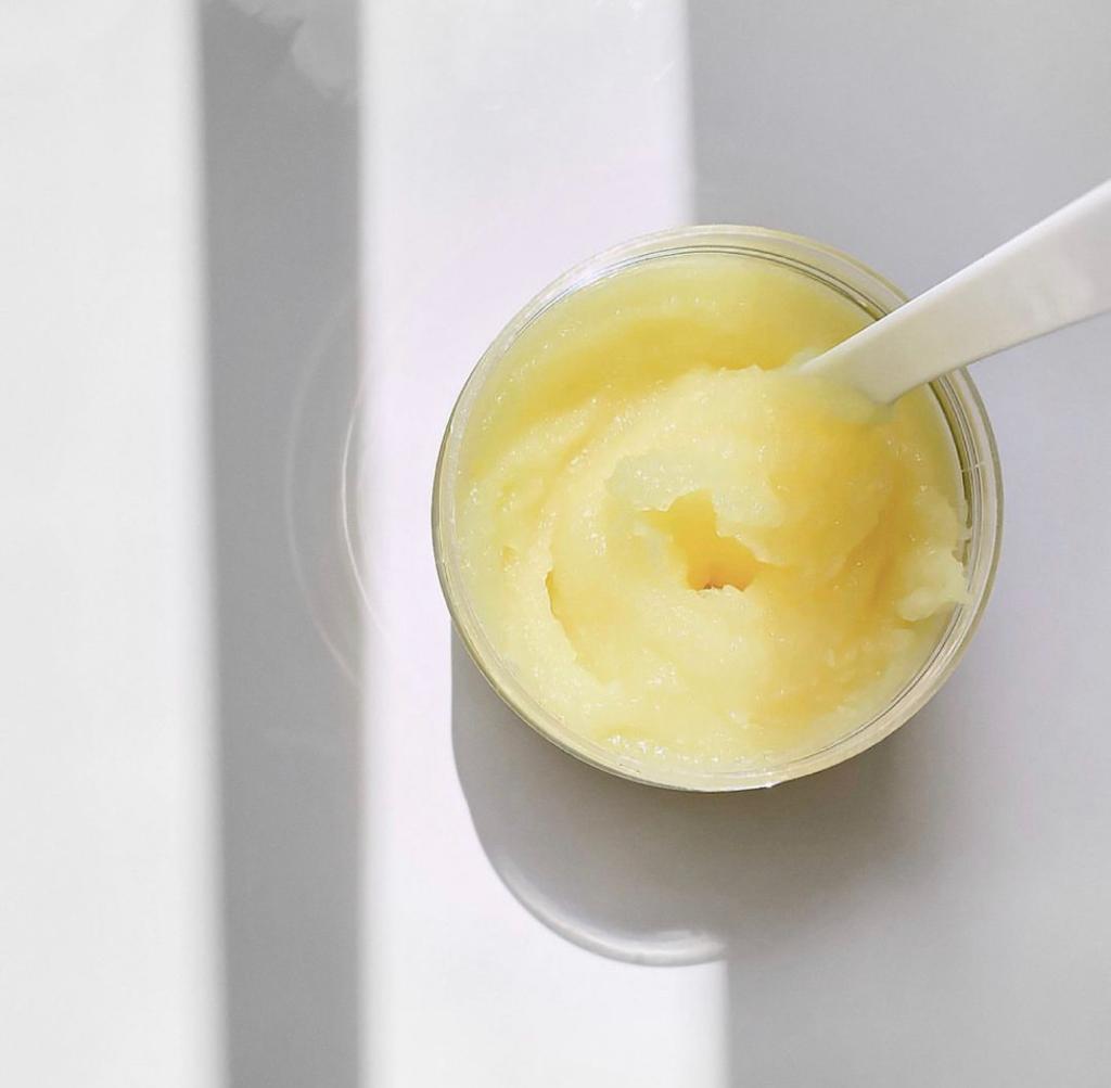 Κέικ λεμόνι Scrub σώματος