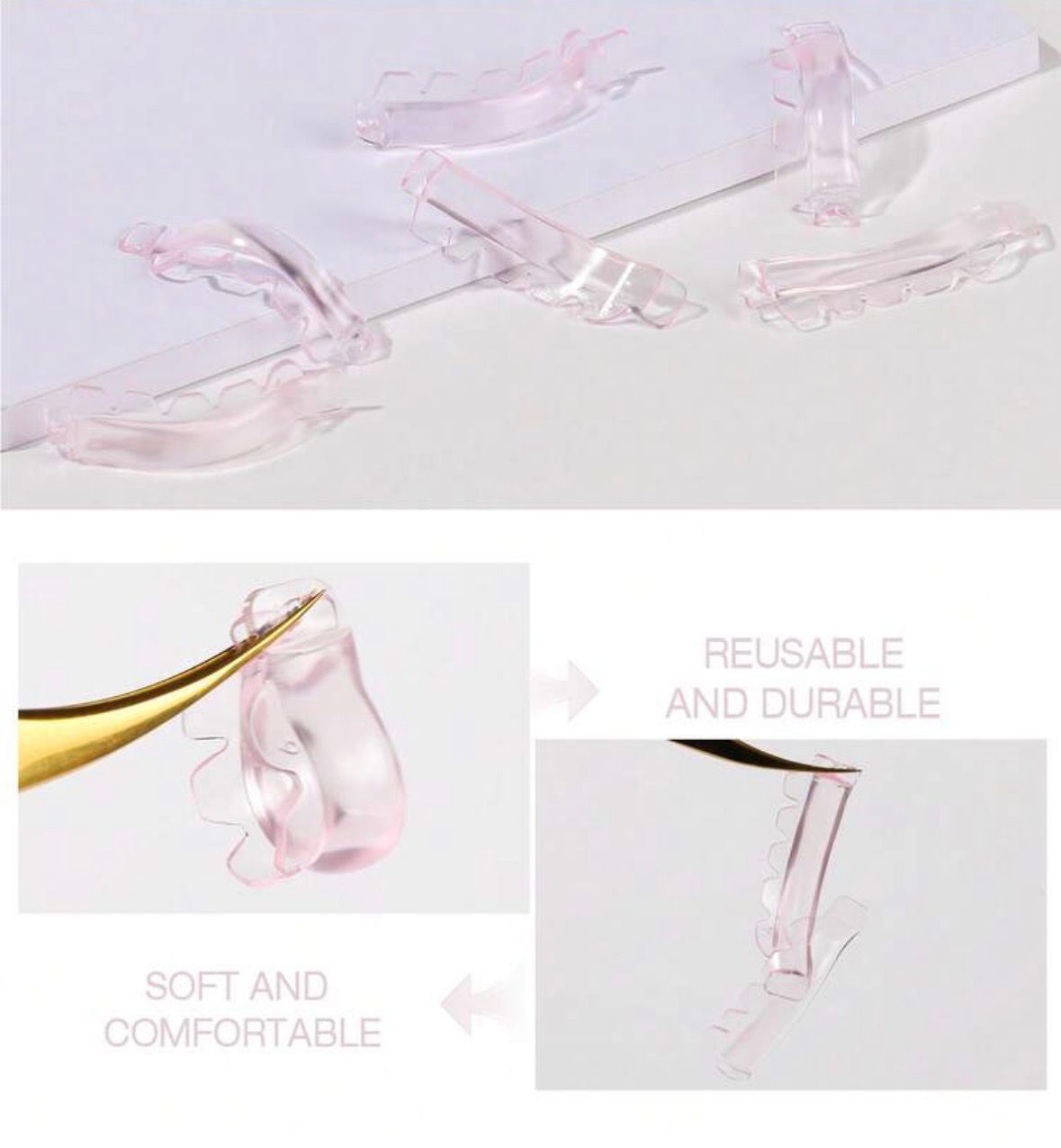 Premium Jelly "C Curl" Lash Lift Rods