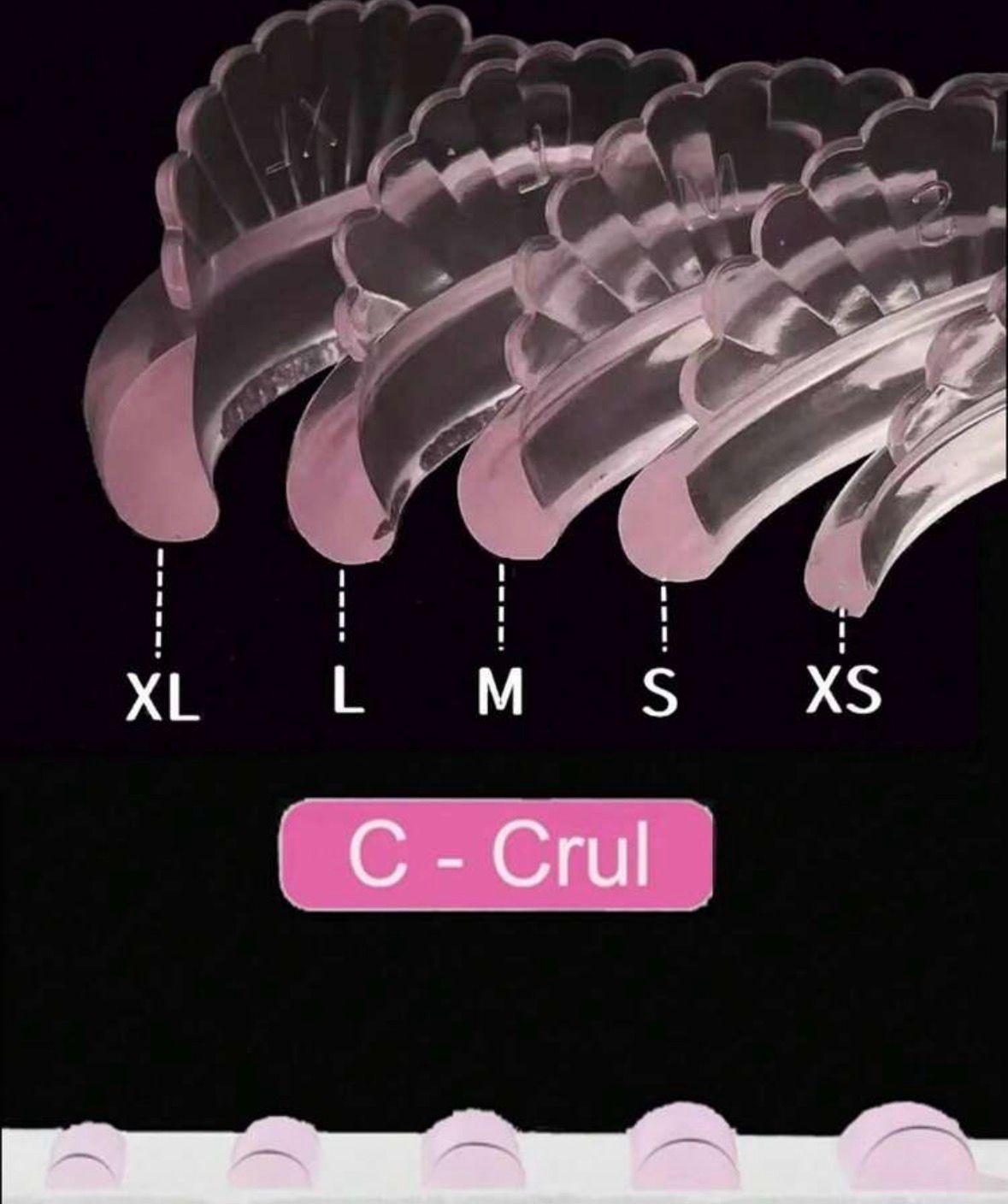 Jelly "ROUND" Silicone Lash Lift Rods